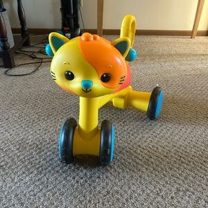 Colorful Cat Ride-On Toy
